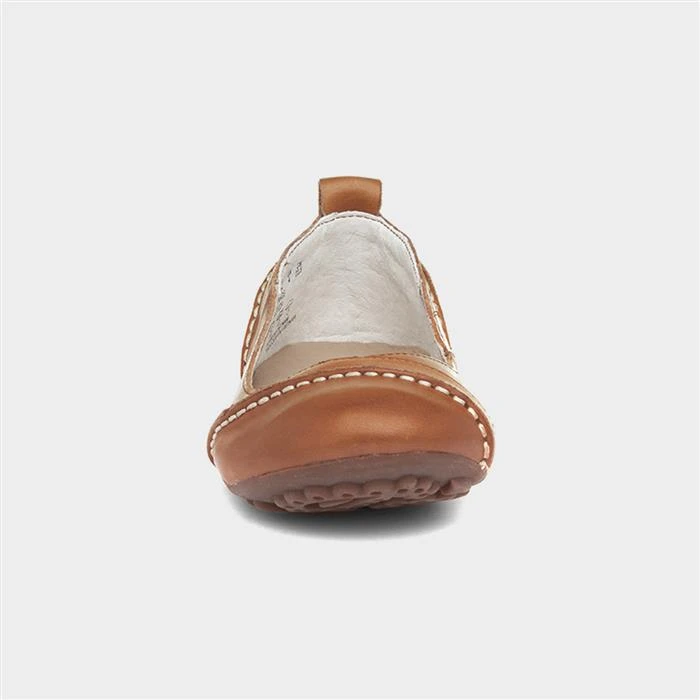 Hush Puppies Janessa Womens Tan Ballerina 3 Hush Puppies Janessa Womens Tan Ballerina