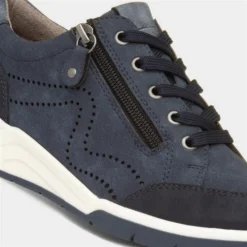 Relife Simone Womens Navy Lace Casual Shoe -UK Shoe Sales Store 120234 2 L05.20230705000032