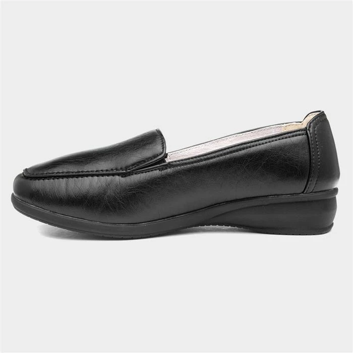 Comfort Plus Sally Womens Black Shoe 4 Comfort Plus Sally Womens Black Shoe - Image 2