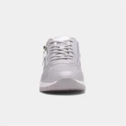 Lilley & Skinner Court Womens Silver Trainers