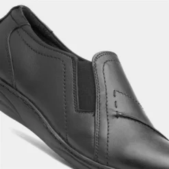 Comfy Steps Jemima Womens Black Leather Shoe -UK Shoe Sales Store 120331 2 L05.20230811000009