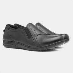 Comfy Steps Jemima Womens Black Leather Shoe -UK Shoe Sales Store 120331 2 L06.20230811000009