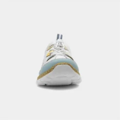 Rieker Womens White Leather Toggle Casual Shoe