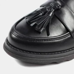 Lunar Tenby Womens Black Wedged Loafer -UK Shoe Sales Store 120362 3 L04.20221004000409