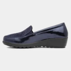 Cushion Walk Susan Womens Blue Casual Shoe -UK Shoe Sales Store 120386 2 L03.20230802000014