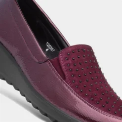 Cushion Walk Susan Womens Red Casual Shoe -UK Shoe Sales Store 120387 2 L05.20230803000141