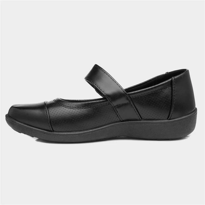 Softlites Womens Black Bar Shoe 4 Softlites Womens Black Bar Shoe - Image 2