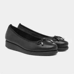 Comfy Steps Womens Black Leather Shoe -UK Shoe Sales Store 124003 2 L06.20230302000034