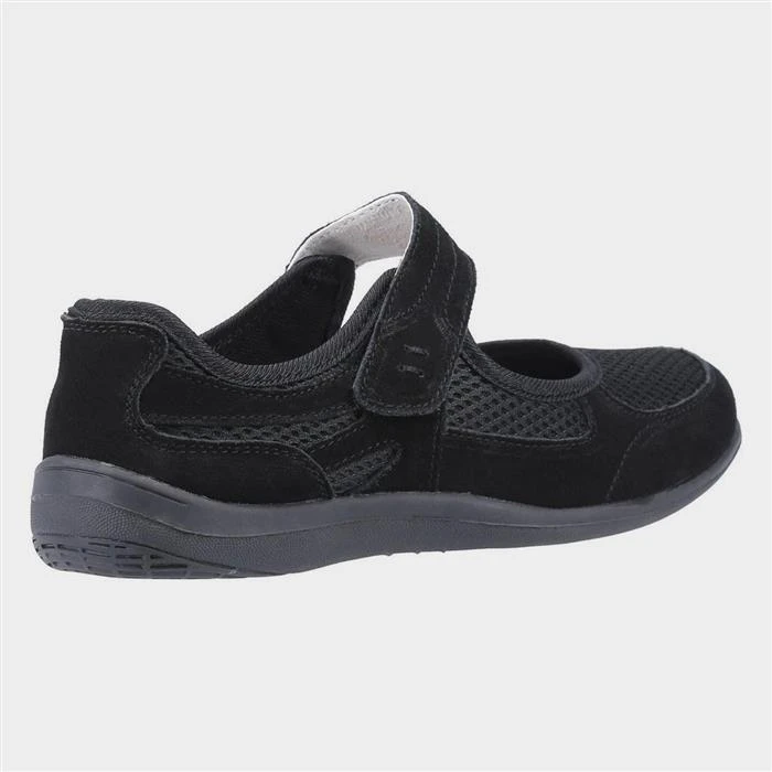 Fleet & Foster Morgan Womens Black Leather Shoe 4 Fleet & Foster Morgan Womens Black Leather Shoe - Image 2