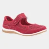 Fleet & Foster Morgan Womens Red Leather Shoe -UK Shoe Sales Store 125086 3 L02.20230125000443