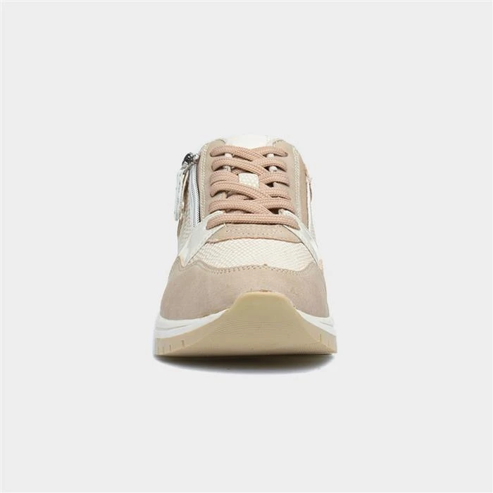 SJ Delda Womens Beige Casual Trainer 3 SJ Delda Womens Beige Casual Trainer