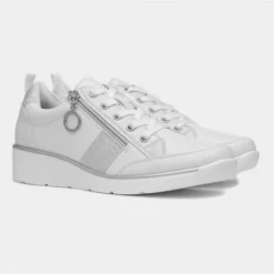 Lunar Sacha Womens White Casual Trainer -UK Shoe Sales Store 128117 2 L06.20230508000300