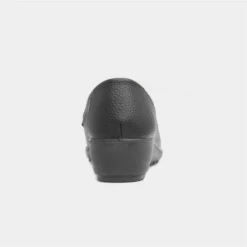 Cushion Walk Molly Womens Black Wedge Loafer -UK Shoe Sales Store 128135 2 L04.20230804000214