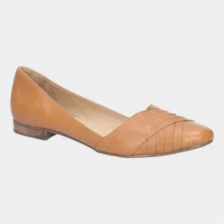 Hush Puppies Marley Womens Tan Leather Shoe