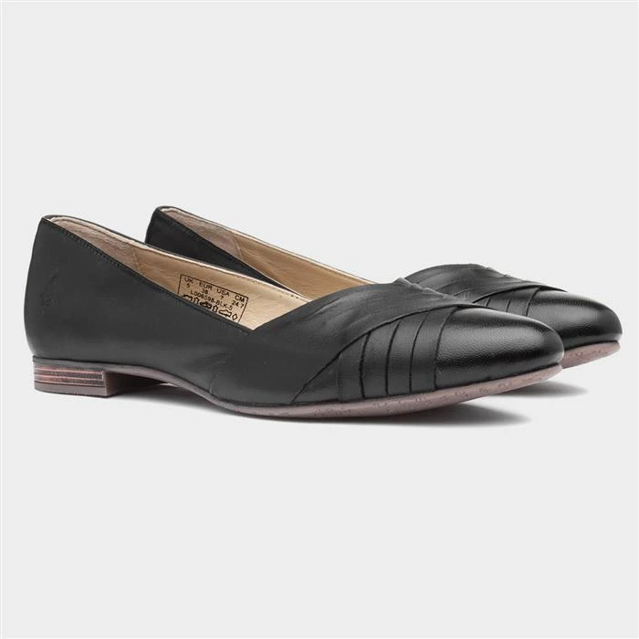 Hush Puppies Marley Womens Black Leather Shoe 7 Hush Puppies Marley Womens Black Leather Shoe - Image 5