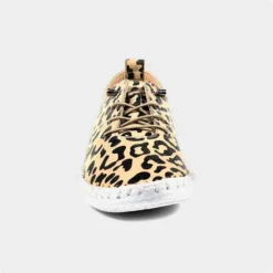 Lunar St Ives Ocelot Womens Multi Leather Shoe