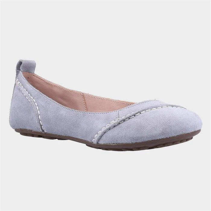 Hush Puppies Janessa Womens Lilac Ballerina 3 Hush Puppies Janessa Womens Lilac Ballerina
