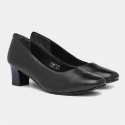 Comfort Plus Karla Womens Black Leather Shoe -UK Shoe Sales Store 140012 2 L06.20220913000053