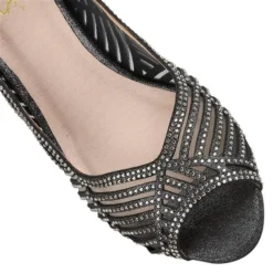 Lotus Immy Womens Pewter Grey Diamante Heel -UK Shoe Sales Store 141033 3 L04.20230216000309