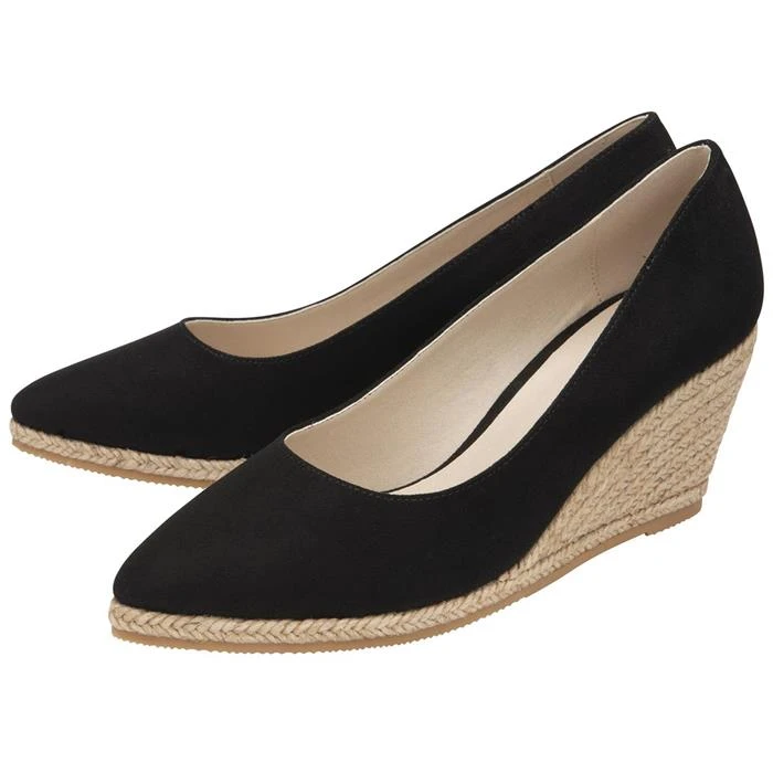 Lotus Giselle Womens Black Wedged Shoe 3 Lotus Giselle Womens Black Wedged Shoe