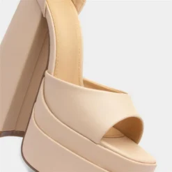 Truffle Angel Womens Nude Platform Heel -UK Shoe Sales Store 149045 2 L05.20230804000216