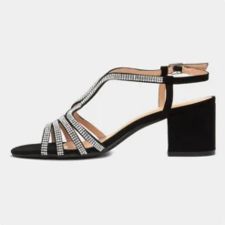 Truffle Hallie7 Womens Black Heeled Sandal 8 Truffle Hallie7 Womens Black Heeled Sandal -UK Shoe Sales Store 149088 2 L03.20230624000404