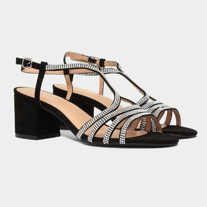 Truffle Hallie7 Womens Black Heeled Sandal 7 Truffle Hallie7 Womens Black Heeled Sandal - Image 5