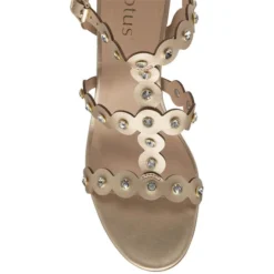 Lotus Inaya Womens Metallic Gold Heeled Sandal -UK Shoe Sales Store 149091 3 L04.20230615000136