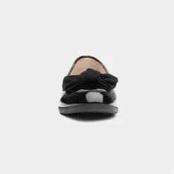 Lilley Anita Womens Black Patent Loafer With Bow