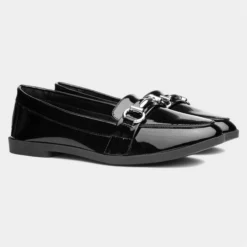 Lilley Anna Womens Black Patent Loafer -UK Shoe Sales Store 150008 2 L06.20230624000405