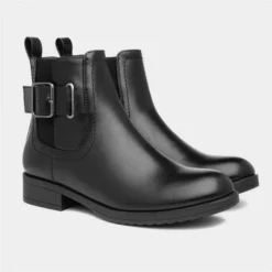 Lilley Womens Black Buckle Chelsea Boot 10 Lilley Womens Black Buckle Chelsea Boot -UK Shoe Sales Store 180016 2 L06.20221012000022