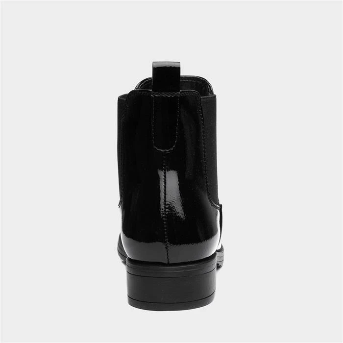 Lilley Womens Black Patent Chelsea Boot 5 Lilley Womens Black Patent Chelsea Boot - Image 3