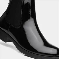Lilley Womens Black Patent Chelsea Boot 10 Lilley Womens Black Patent Chelsea Boot -UK Shoe Sales Store 180017 2 L05.20220517235951