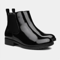 Lilley Womens Black Patent Chelsea Boot 11 Lilley Womens Black Patent Chelsea Boot -UK Shoe Sales Store 180017 2 L06.20220517235951