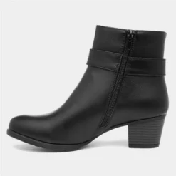 Lilley May Womens Black Heeled Ankle Boot -UK Shoe Sales Store 181014 2 L03.20230126000522
