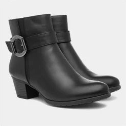 Lilley May Womens Black Heeled Ankle Boot -UK Shoe Sales Store 181014 2 L06.20230126000522