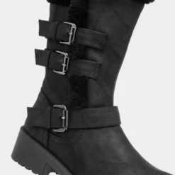 Lilley Womens Black Buckle Calf Boot -UK Shoe Sales Store 181019 2 L05.20221025000023