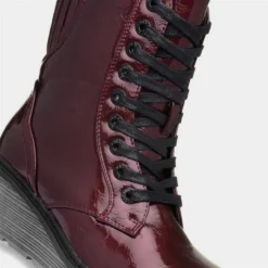 Heavenly Feet Festival Women Red Wine Ankle Boot -UK Shoe Sales Store 182015 2 L05.20220914000251