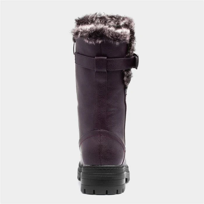 Heavenly Feet Kitson Womens Purple Boot 5 Heavenly Feet Kitson Womens Purple Boot - Image 3