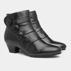 Lotus Prancer Womens Black Leather Heeled Boot -UK Shoe Sales Store 18224 2 L06.20230314000204