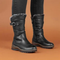 Heavenly Feet Bramble Womens Black Calf Boot -UK Shoe Sales Store 18259 2 L06.20220928000635