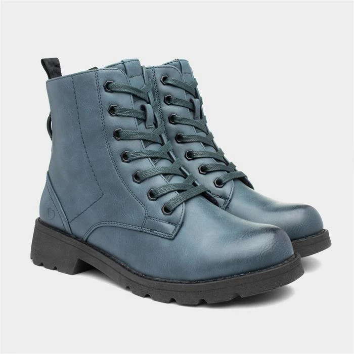 Heavenly Feet Jackie Womens Ocean Blue Boot 7 Heavenly Feet Jackie Womens Ocean Blue Boot - Image 5