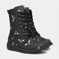 Heavenly Feet Martina Womens Black Bee Boot -UK Shoe Sales Store 183007 2 L06.20221012000246