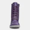 Heavenly Feet Martina 3 Womens Purple Floral Boot -UK Shoe Sales Store 183014 2 L02.20220907000059