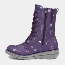 Heavenly Feet Martina 3 Womens Purple Floral Boot 8 Heavenly Feet Martina 3 Womens Purple Floral Boot -UK Shoe Sales Store 183014 2 L03.20220907000059