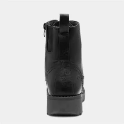 Heavenly Feet Ingrid Womens Black Lace Up Boot -UK Shoe Sales Store 183015 2 L04.20230616000144