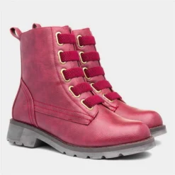 Heavenly Feet Ingrid Womens Red Ankle Boot -UK Shoe Sales Store 183016 2 L06.20230616000037