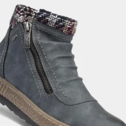 Relife Louisa Womens Grey Ankle Boot -UK Shoe Sales Store 18328 2 L05.20220607000157