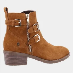 Hush Puppies Jenna Womens Ankle Boot In Tan -UK Shoe Sales Store 184098 3 L03.20230116000421