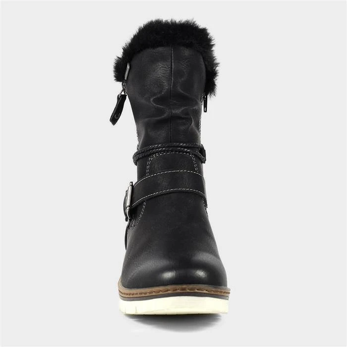 Lunar Sierra Womens Black Faux Fur Boots 3 Lunar Sierra Womens Black Faux Fur Boots
